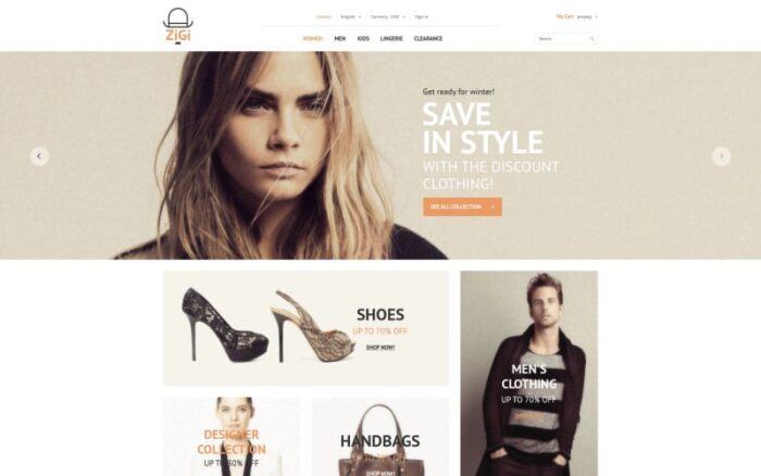 Clothing Diversity PrestaShop Teması