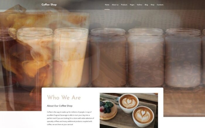 Coffee Shop - Coffe House Responsive Joomla Şablonu