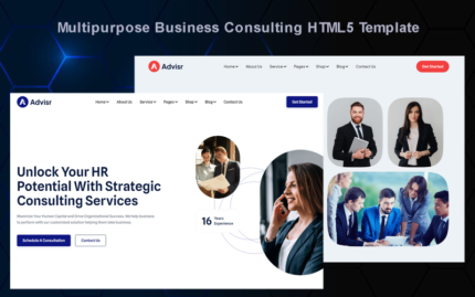 Çok Amaçlı İşletme Danışmanlığı HTML5 Şablonu