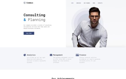 Commus - İş Çok Amaçlı Minimal WordPress Elementor Teması