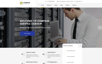 Compair - Bilgisayar Temiz Joomla Şablonu