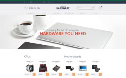 Computer Hardware PrestaShop Teması