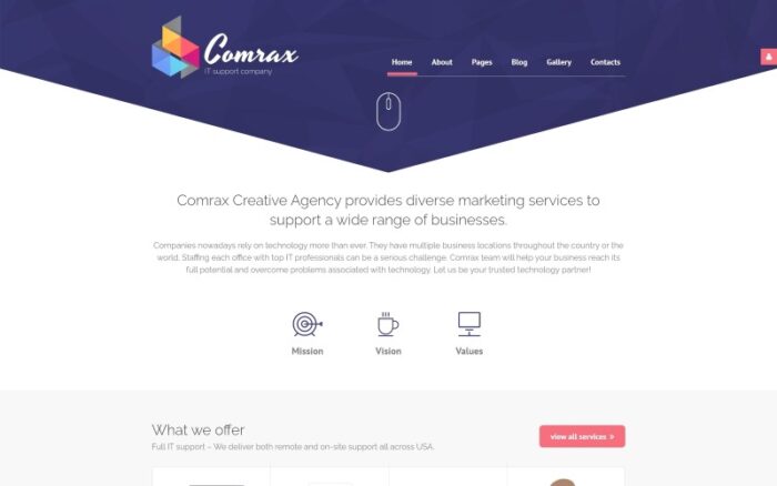 Comrax - BT Danışmanlığı Joomla Şablonu