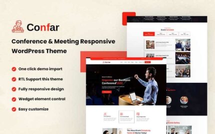 Confar - Konferans WordPress Teması