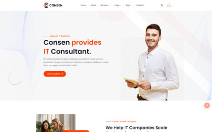 Consen – BT Danışmanlığı ve Finans HTML5 Şablonu