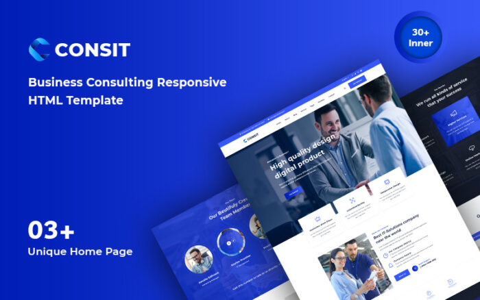 Consit – İş Danışmanlığı Duyarlı Web Sitesi Şablonu