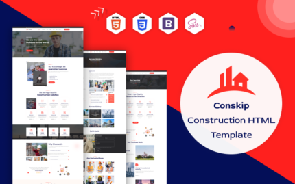 Conskip - İnşaat ve Yenileme HTML5 Şablonu