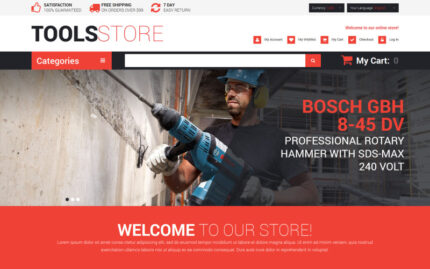 Contractor Tools Magento Teması