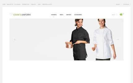 Cook's Uniform OpenCart Şablonu