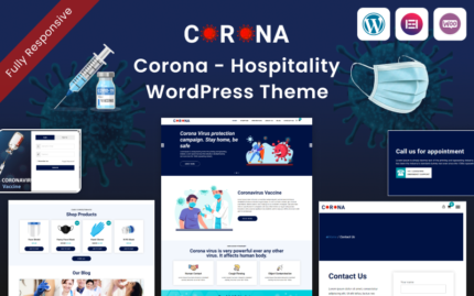 Corona - Ağırlama WordPress Teması