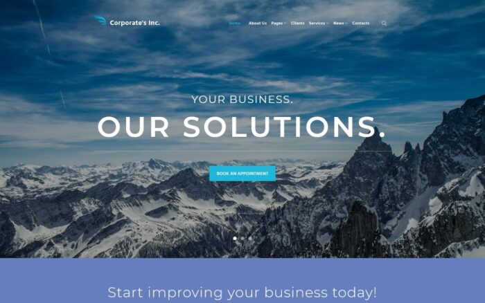 Corporate's Inc WordPress Teması