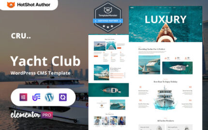 Crusse - Yat Kulübü WordPress Elementor Teması