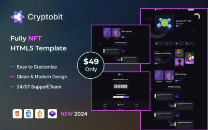 Cryptobit - NFT Kripto Para Birimi HTML5 Şablonu