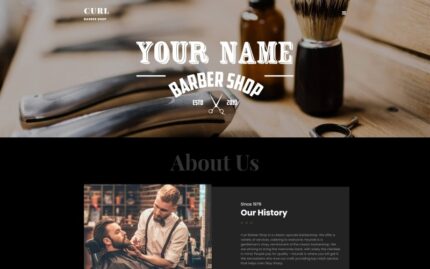 Curl - Şık Kuaför Salonu Joomla Şablonu