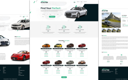 CY Autos Bootstrap 5, HTML 5 Şablonu