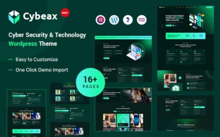 Cybeax – Siber Güvenlik Koruması ve AI Teknolojisi WordPress Teması