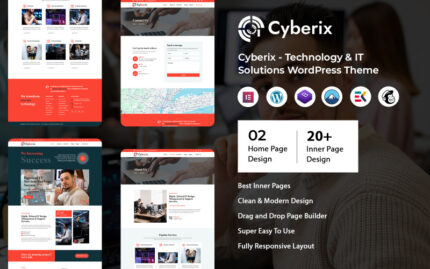 Cyberix - Teknoloji ve BT Çözümleri WordPress Teması