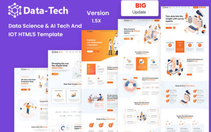 DataTech - Veri Bilimi ve Yapay Zeka Teknolojisi ve IOT HTML5 Şablonu