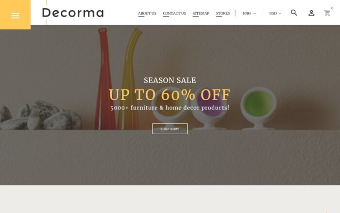 Decorma - Furniture Responsive PrestaShop Teması