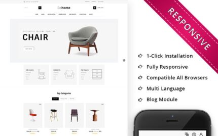 Dehome - The Furniture Store Responsive OpenCart Şablonu