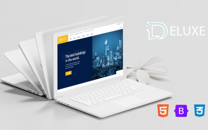 Deluxe İnşaat Önyükleme HTML5 Şablonu