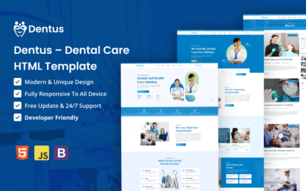 Dentus - Diş Bakımı HTML Şablonu