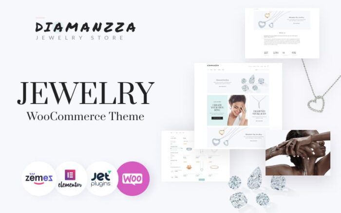 Diamanzza - Kuyumcu WooCommerce Teması