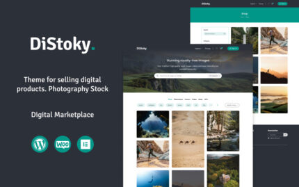 DiStocky - Hazır Fotoğraf WooCommerce Teması