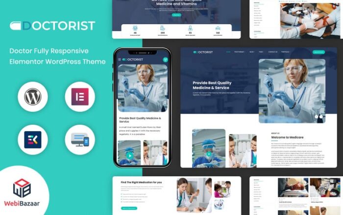 Doctorist - Çok Amaçlı Doktor Medikal WordPress Teması