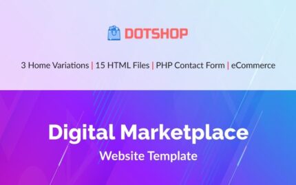 DotShop - Dijital Pazar Sitesi Şablonu