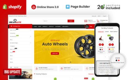 Dream Auto Parts Shopify Teması