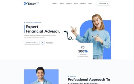 Dreamhub - Kişisel Danışman Şirketi HTML5 Şablonu