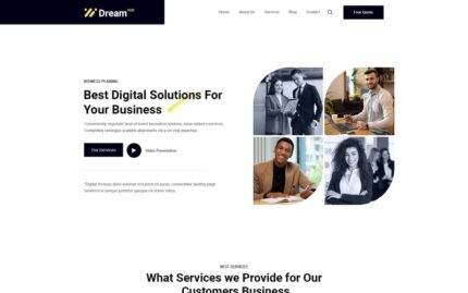 Dreamhub - Kurumsal Şirket HTML5 Şablonu