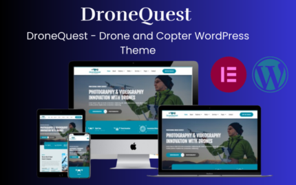 DroneQuest - Drone ve Helikopter WordPress Teması