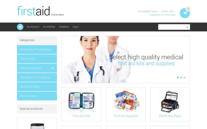 Drug Store Responsive Magento Teması