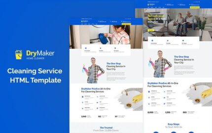 Drymaker - Temizlik Hizmeti Web Sitesi Şablonu