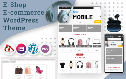 E-Shop E-ticaret WordPress Teması