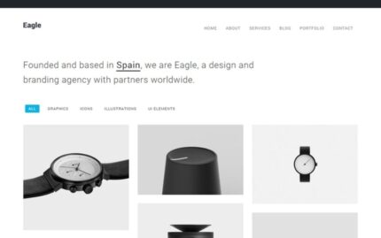 Eagle - Duyarlı Minimal WordPress Teması