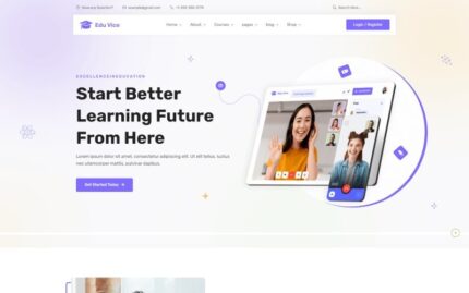 Edu-vice – Eğitim Üniversitesi Kolej ve Okul HTML5 Şablonu