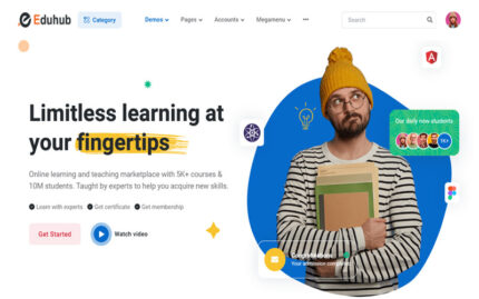 Eduhub – LMS, Eğitim ve Kurs Şablonu