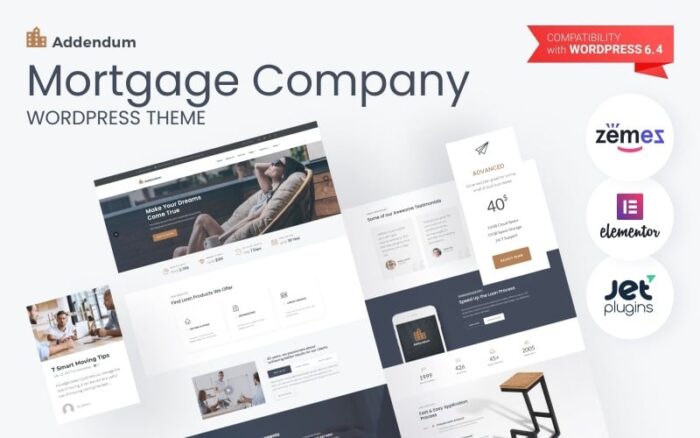 Ek - Mortgage Şirketi WordPress Teması