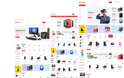 Electrolo - Elektronik E-Ticaret Web Sitesi şablonu