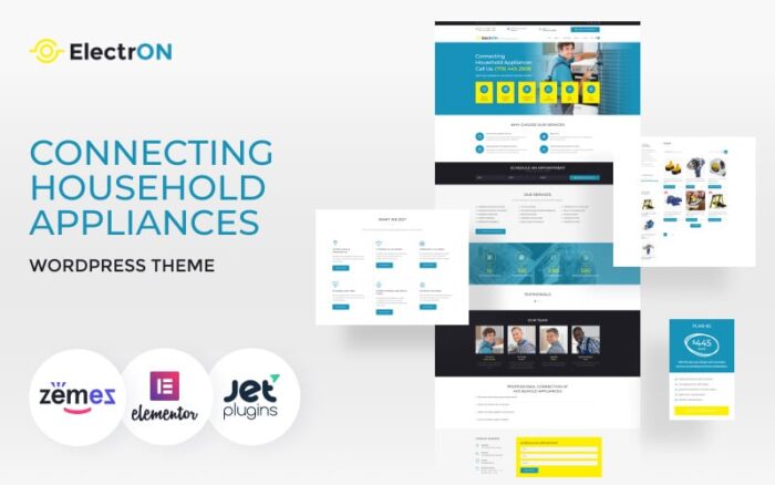 ElectrON - Ev Aletleri Bağlantısı WordPress Teması