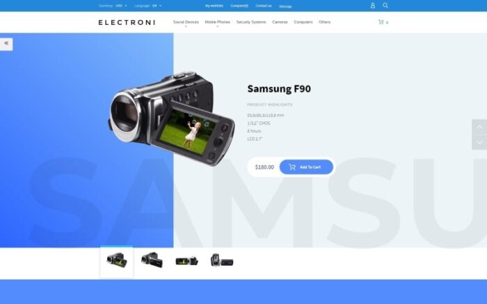 Electroni - Electronic Devices PrestaShop Teması