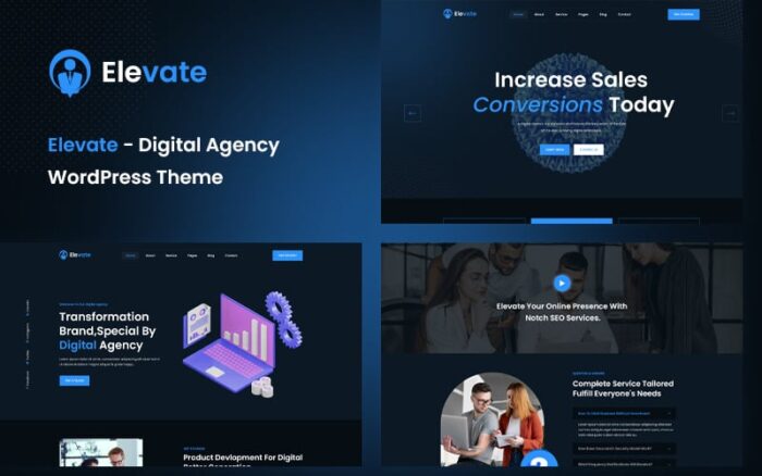 Elevate - Dijital Ajans WordPress Teması