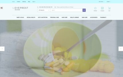 Eveprest - Drugstore PrestaShop Teması