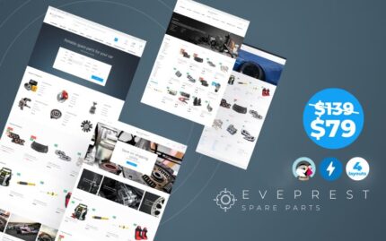 Eveprest Spare Parts 1.7 - İleriye Dönük Daha İyi Bir Yol PrestaShop Teması