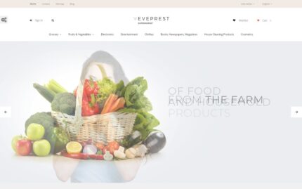 Eveprest - Süpermarket PrestaShop Teması