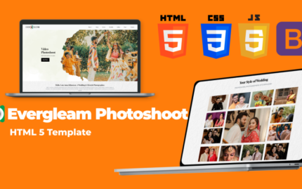 Evergleam Düğün Fotoğrafçılığı HTML Şablonu