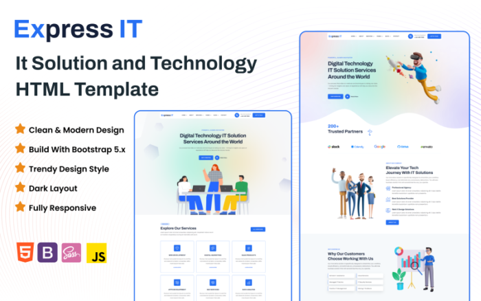 Express BT - BT Çözümü ve Teknoloji HTML Şablonu